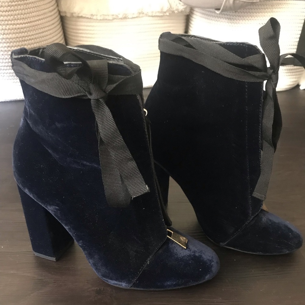 Zara Velvet Bootie